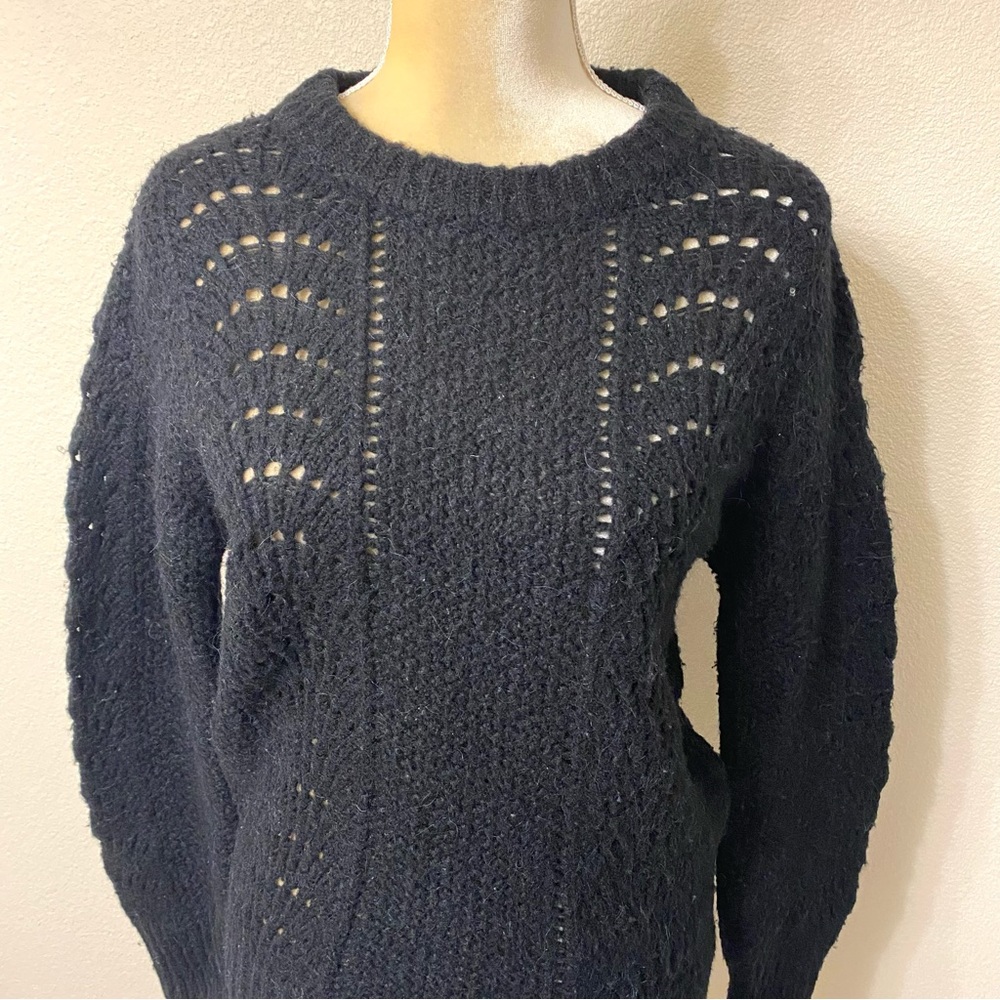 Rails Mara Openwork Crewneck Sweater - image 5